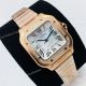 BV Factory 1 To 1 Replica Ladies Cartier Santos De Cartier Rose Gold Diamond Watch (9)_th.jpg